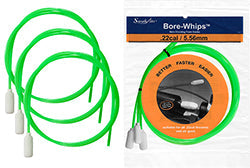 .22cal/5.56mm Pull-Thru Gun Cleaning Bore-whips™ by Swab-its®