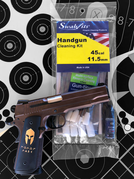 (12 Bag Case) Swab-its® .45cal Handgun Cleaning Kit: 44-004-12-2