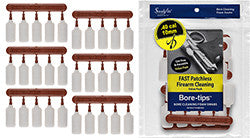 41-4006-4-2 Bulk Package Value Case .40cal/.44cal/10mm/410 Gauge Gun Cleaning Bore-tips® by Swab-its®