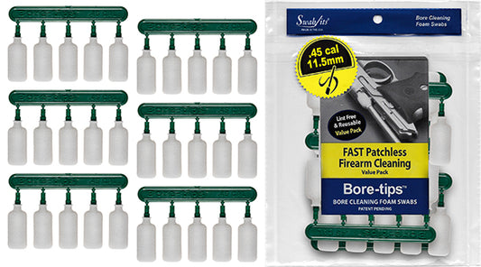.45cal Gun Cleaning Bore-tips® by Swab-its®