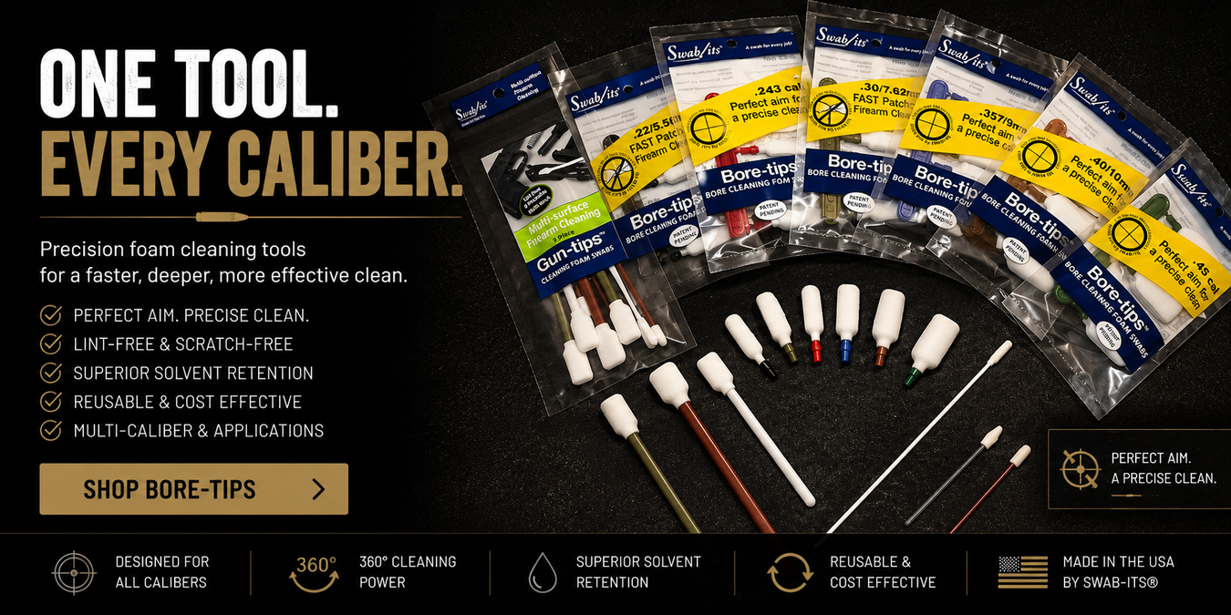 Premium Gun Cleaning Swabs & Firearm Cleaning Tools | Swab-its®