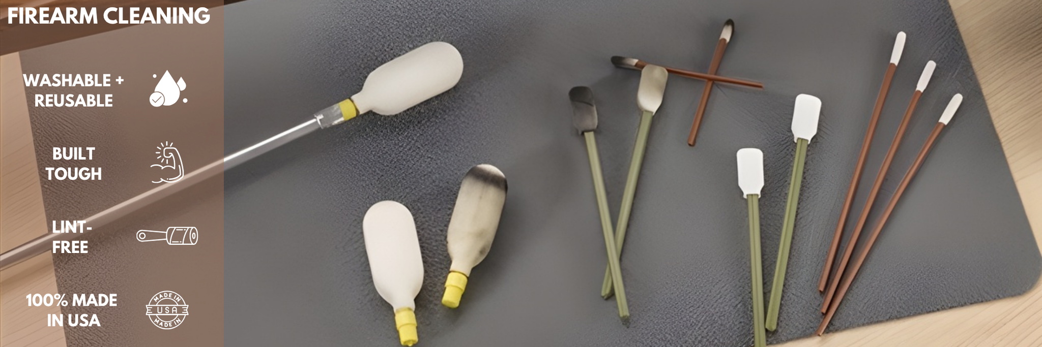 Swab-its firearm cleaning products - the best cleaning product on the market for your firearm!