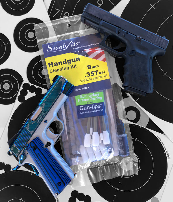 (12 Bag Case) Swab-its® 9mm/.357cal/38spl/380auto Handgun Cleaning Kit: 44-002-12-2