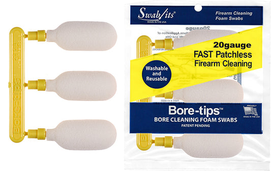 20 Gauge Gun Cleaning Bore-tips® by Swab-its®