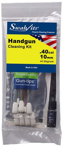(12 Bag Case) Swab-its® .40cal/10mm/44MAGHandgun Cleaning Kit: 44-003-12-2