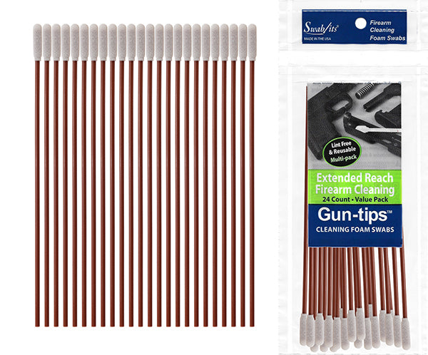 (24 Bag Case) 6" Extended Reach Gun Cleaning Swab Gun-tips™ by Swab-its® Dealer Price List: 81-4582-24-2