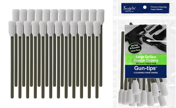 (24 Bag Case) 5" Large Surface Gun Cleaning Swab Gun-tips™ by Swab-its® Dealer Price List: 81-9001-24-2