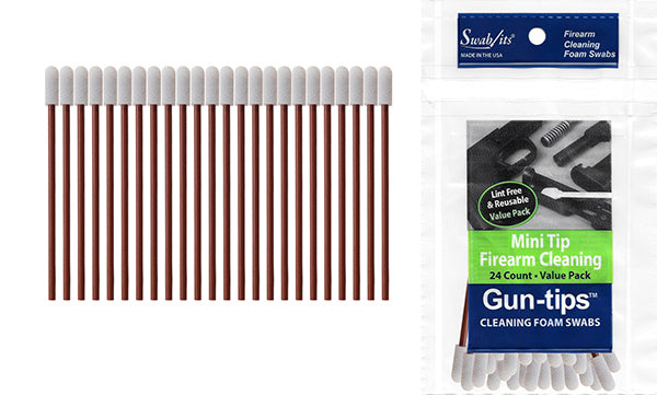 (24 Bag Case) 3" Mini Tip Gun Cleaning Swab Gun-tips™ by Swab-its® Dealer Price List: 81-9056-24-2