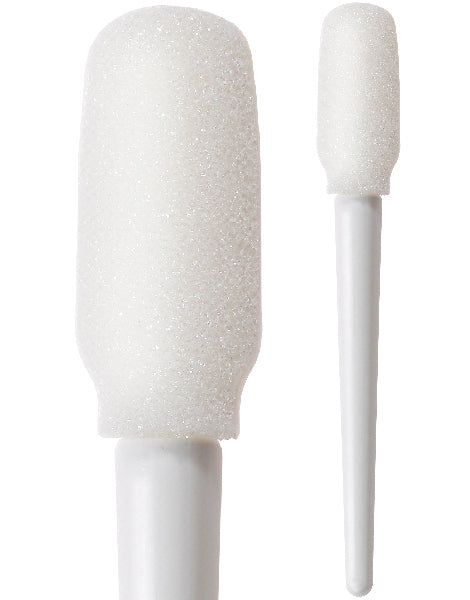 71-4508: 3.125” Large Rectangular Foam Mitt Swab on Tapered Handle by Swab-its®