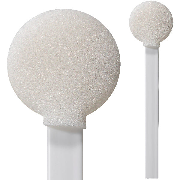71-4524: 8" Large Circular Foam Swabs with 2" Diameter Foam Mitt by Swab-its®