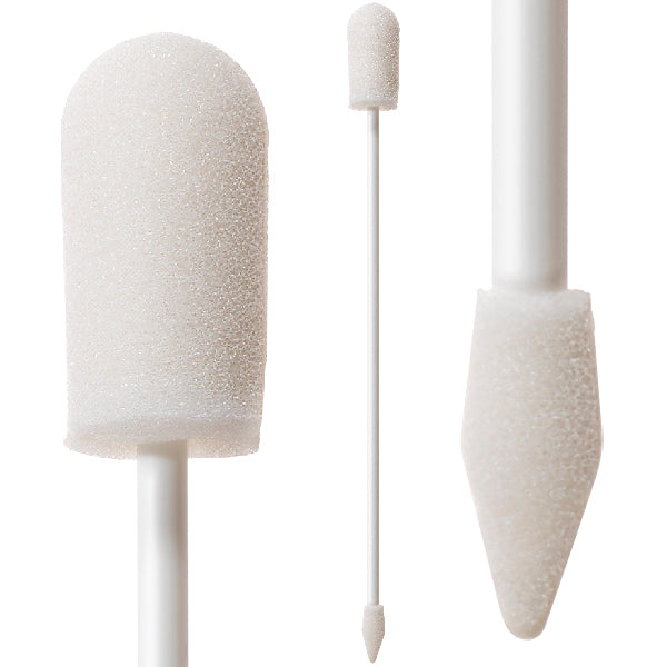 71-4543: 6.34” Double-ended Foam Mitt Swab w/ Spear Tip and Bulb Tip by Swab-its®